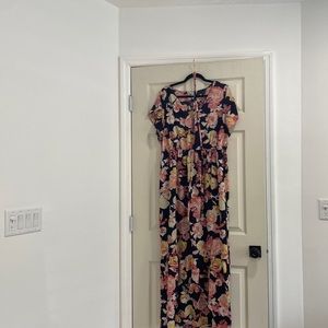 Isabel maternity maxi dress